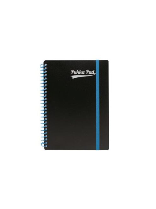 Spirálfüzet, A5, vonalas, 100 lap, PUKKA PAD, "Neon notepad" (PUPN7663V)