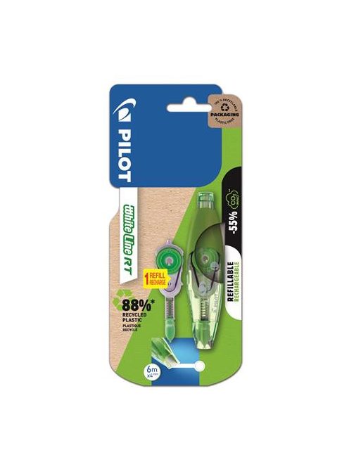 Hibajavító roller, 4 mm x 6 m, PILOT "Whiteline RT" + betét (PWLHIBB)