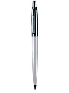   Golyóstoll, 0,8 mm, nyomógombos, fehér tolltest, PAX, kék (PX4030201)
