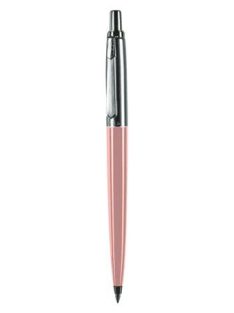   Golyóstoll, 0,8 mm, nyomógombos, pasztell rózsaszín tolltest, PAX, kék (PX4030301)