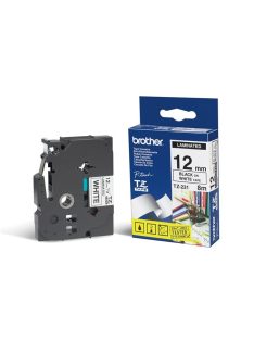   Feliratozógép szalag, 12 mm x 8 m, BROTHER, "TZe-231"fehér-fekete (QPTTZ231)