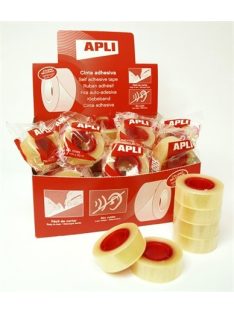   Ragasztószalag, 19 mm x 33 m, APLI "Transparent", átlátszó (RA11103)