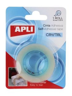   Ragasztószalag, 19 mm x 33 m, magasfényű, APLI "Crystal" (RA11167)