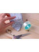 Ragasztószalag, 19 mm x 33 m, magasfényű, APLI "Crystal" (RA11167)