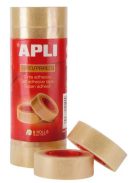 Ragasztószalag, 19 mm x 33 m, APLI "Transparent", átlátszó (RA12490)