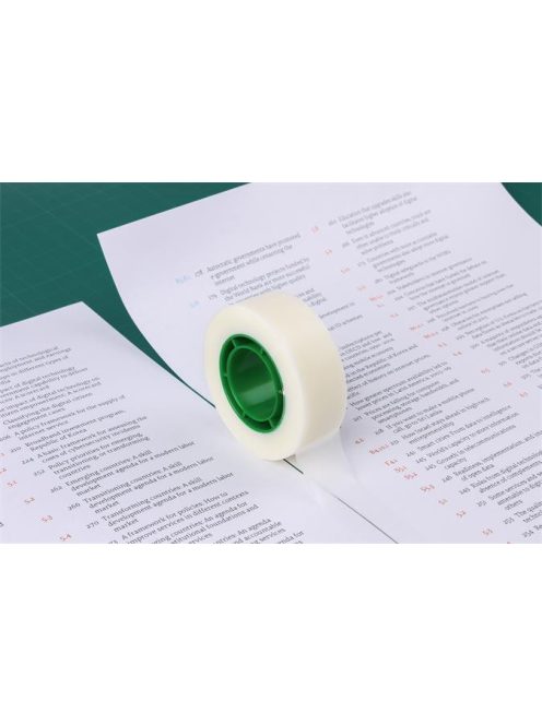 Ragasztószalag, írható, 19 mm x 33 m, APLI "Invisible", átlátszó (RA12533)