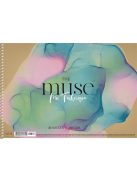 Vázlatfüzet, spirál, A4, 20 lap, 240 g, SHKOLYARYK "Mix Technique Muse" (SB20314)