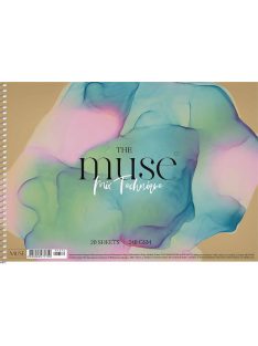   Vázlatfüzet, spirál, A4, 20 lap, 240 g, SHKOLYARYK "Mix Technique Muse" (SB20314)