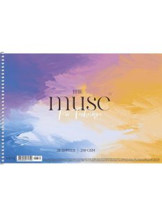   Vázlatfüzet, spirál, A4, 20 lap, 240 g, SHKOLYARYK "Mix Technique Muse" (SB20314)