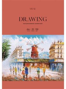   Rajzlap, A4+, 150 g, 25 lap, papírtokban, SHKOLYARYK "Drawing Muse" (SB4075)