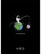 Füzet, tűzött, A5, vonalas,, 48 lap, SHKOLYARYK "I need more space", vegyes (SB485220L)