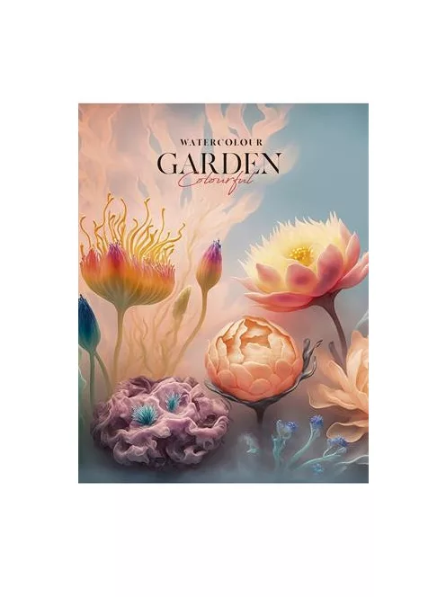 Füzet, tűzött, A5, kockás, 48 lap, SHKOLYARYK "Garden", vegyes (SB485226K)
