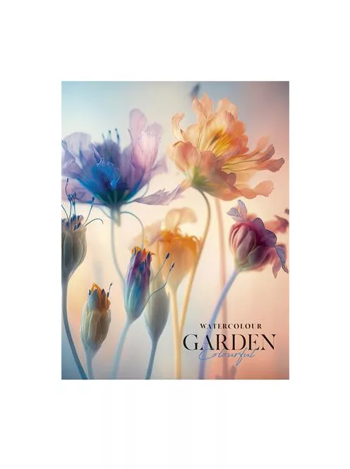Füzet, tűzött, A5, kockás, 48 lap, SHKOLYARYK "Garden", vegyes (SB485226K)