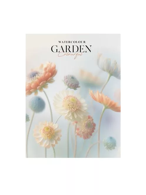 Füzet, tűzött, A5, kockás, 48 lap, SHKOLYARYK "Garden", vegyes (SB485226K)
