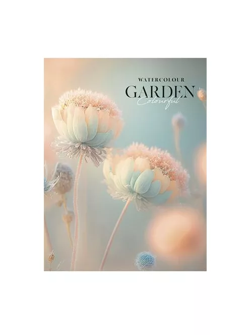 Füzet, tűzött, A5, kockás, 48 lap, SHKOLYARYK "Garden", vegyes (SB485226K)