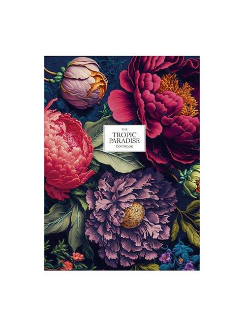 Füzet, tűzött, A5, vonalas, 48 lap, SHKOLYARYK "Tropic Paradise", vegyes (SB485227L)