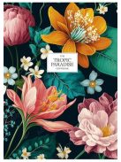 Füzet, tűzött, A5, vonalas, 48 lap, SHKOLYARYK "Tropic Paradise", vegyes (SB485227L)