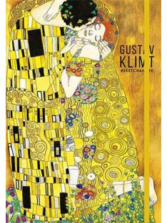   Skiccfüzet, pontrácsos, A5, 80 lap, keményfedeles, SHKOLYARYK, "Klimt&Van Gogh", vegyes (SB80359D)