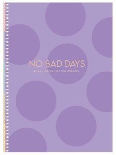   Spirálfüzet, B5, kockás, 80 lap, keményfedeles, SHKOLYARYK "No bad days", vegyes (SB806082K)