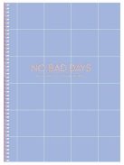 Spirálfüzet, B5, kockás, 80 lap, keményfedeles, SHKOLYARYK "No bad days", vegyes (SB806082K)