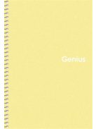 Spirálfüzet, A5, kockás, 80 lap, PP borító, SHKOLYARYK "Genius Pastel", vegyes (SB806804K)