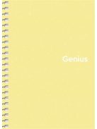 Spirálfüzet, A6, kockás, 80 lap, PP borító, SHKOLYARYK "Genius Pastel", vegyes (SB806805K)