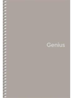   Spirálfüzet, A5, kockás, 80 lap, PP borító, SHKOLYARYK "Genius", vegyes (SB806806K)