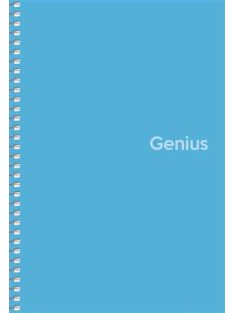   Spirálfüzet, A5, kockás, 80 lap, PP borító, SHKOLYARYK "Genius", vegyes (SB806806K)