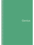 Spirálfüzet, A5, kockás, 80 lap, PP borító, SHKOLYARYK "Genius", vegyes (SB806806K)