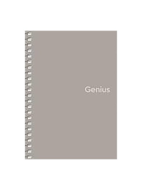 Spirálfüzet, A6, kockás, 80 lap, PP borító, SHKOLYARYK "Genius", vegyes (SB806807K)