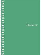 Spirálfüzet, A6, kockás, 80 lap, PP borító, SHKOLYARYK "Genius", vegyes (SB806807K)