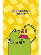 Jegyzetfüzet, A6, kockás, 80 lap, SHKOLYARYK "Love Monster", vegyes (SB807017K)