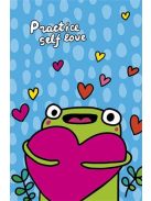 Jegyzetfüzet, A6, kockás, 80 lap, SHKOLYARYK "Love Monster", vegyes (SB807017K)