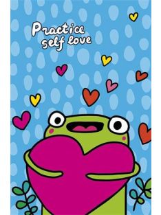   Jegyzetfüzet, A6, kockás, 80 lap, SHKOLYARYK "Love Monster", vegyes (SB807017K)