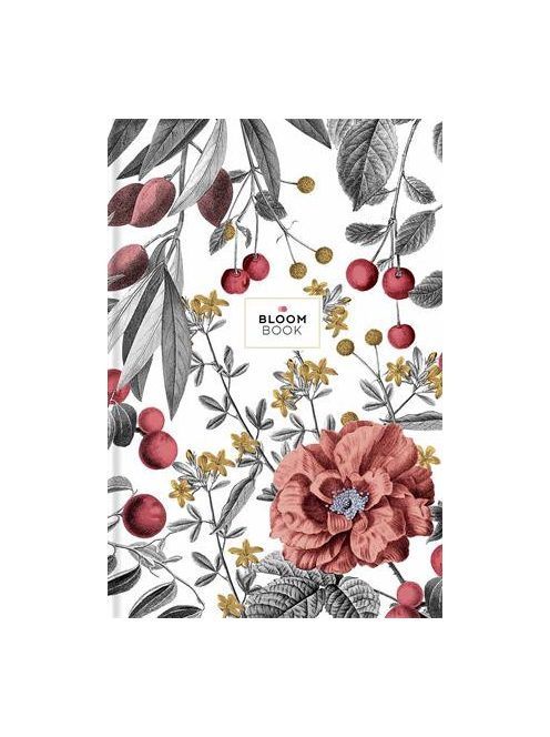 Jegyzetfüzet, B5, vonalas, 80 lap, SHKOLYARYK "Bloom Book", vegyes (SB80795L)