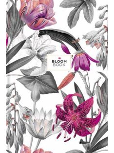   Jegyzetfüzet, B5, vonalas, 80 lap, SHKOLYARYK "Bloom Book", vegyes (SB80795L)