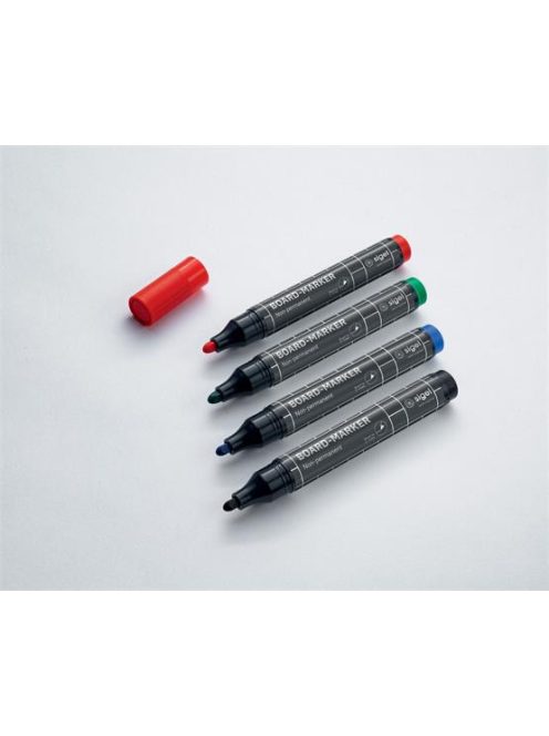 Táblamarker készlet, 2-3 mm, kúpos, SIGEL, 4 különböző szín (SBA010)