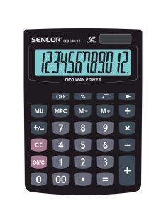 SENCOR SEC 340/12 asztali számológép (SEC340-12)