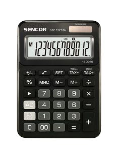 SENCOR SEC372T/BK asztali számológép (SEC372T-BK)