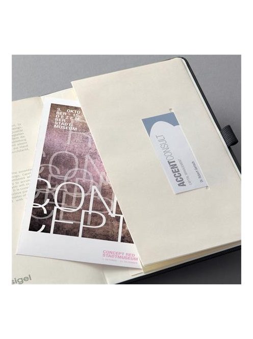 Naptár, A6, heti, 2025, puha borító, SIGEL "Conceptum", fekete