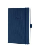 Naptár, A5, heti, 2025, kemény borító, SIGEL "Conceptum", éjkék