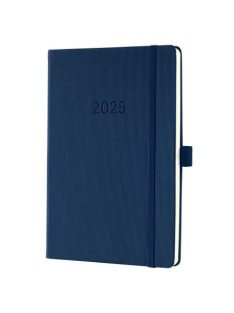   Naptár, A5, heti, 2025, kemény borító, SIGEL "Conceptum", éjkék