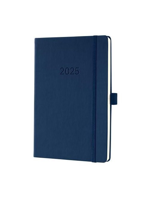 Naptár, A5, heti, 2025, kemény borító, SIGEL "Conceptum", éjkék