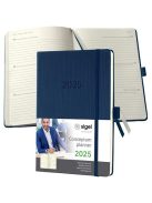 Naptár, A5, heti, 2025, kemény borító, SIGEL "Conceptum", éjkék
