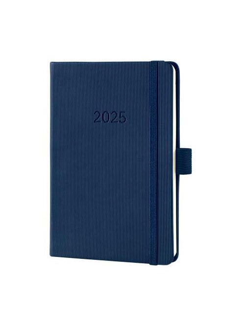 Naptár, A6, heti, 2025, kemény borító, SIGEL "Conceptum", éjkék