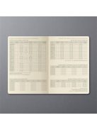 Naptár, A6, heti, 2025, kemény borító, SIGEL "Conceptum", éjkék