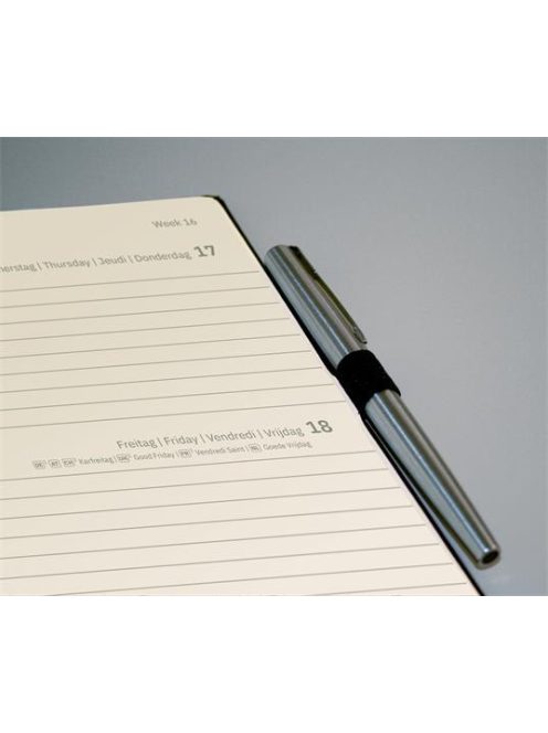 Naptár, A6, heti, 2025, kemény borító, SIGEL "Conceptum", sötét szürke