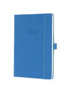 Naptár, A5, heti, 2025, kemény borító, SIGEL "Conceptum", porkék