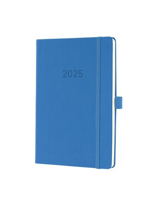 Naptár, A5, heti, 2025, kemény borító, SIGEL "Conceptum", porkék