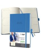 Naptár, A5, heti, 2025, kemény borító, SIGEL "Conceptum", porkék